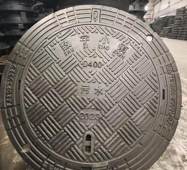 运粮湖管理区球墨铸铁防沉降井盖展示